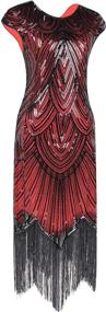 img 3 attached to Womens Flapper Dresses Fringed XX Large