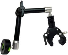 img 4 attached to 📱 Универсальный держатель для планшета, телефона, камеры, GPS, ELD Flex Yoke Articulated Arm Sport Mount для самолета, вертолета, автомобиля, кемпера, грузовика, лодки – крепление на лобовое стекло, окно и приборную панель.