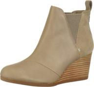toms womens kelsey bootie leather women's shoes and pumps logo