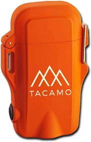 img 4 attached to TACAMO H2 Dual-Head Flameless Tesla Plasma ARC Lighter with Built-In LED Flashlight. Includes Free High-Visibility SurvivorCord Ranger Pace Beads Lanyard. Water-Resistant and USB Rechargeable.