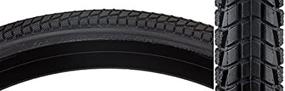 img 3 attached to Enhance Your Ride with SUNLITE Komfort Hybrid Tires - Sleek Black/Black Skin Design