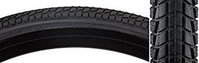 img 4 attached to Enhance Your Ride with SUNLITE Komfort Hybrid Tires - Sleek Black/Black Skin Design