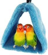 jtshy bird nest house hut hammock, cage toy for parrot budgies parakeet cockatiels cockatoo conure lovebird finch diamond doves (authentic hue) (essentials) logo