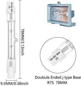 img 2 attached to Dimmable 💡 Tungsten Halogen Security Landscape