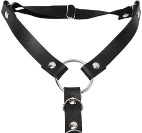 img 1 attached to Alisikee Leather Harness Adjustable Garter Women's Accessories for Belts