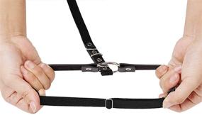 img 2 attached to Alisikee Leather Harness Adjustable Garter Women's Accessories for Belts