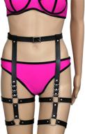 alisikee leather harness adjustable garter women's accessories for belts logo