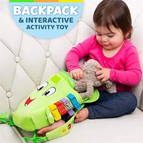 img 3 attached to 🎒 Buddy Backpack Children's BUCKLE TOY: Secure and Fun!