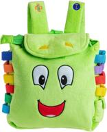 🎒 buddy backpack children's buckle toy: secure and fun! logo