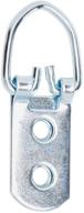 🖼️ national hardware n261-490 10-pack d-ring picture hangers - zinc plated, supports up to 60lbs with included screws logo