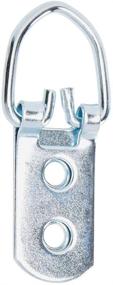 img 4 attached to 🖼️ National Hardware N261-490 10-Pack D-Ring Picture Hangers - Zinc Plated, Supports up to 60lbs with included screws
