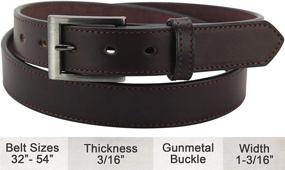 img 3 attached to 👔 Versatile Stitched Bridle Dress Casual Belt: Adding Elegance to Your Everyday Attire