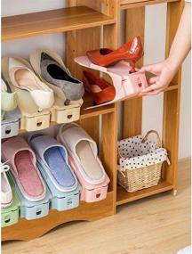 img 1 attached to PENGKE Shoe Slots Space Saver: Efficient Shoe Organizer Solution – Pack of 10