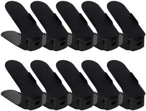 img 2 attached to PENGKE Shoe Slots Space Saver: Efficient Shoe Organizer Solution – Pack of 10