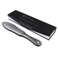 🦶 get smooth & beautiful feet with g.liane professional stainless steel colossal foot file callus remover - portable, double-sided pedicure rasp for extra smooth results (black) logo