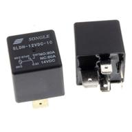 🔌 mizoeclec 2pcs/set sldh-12vdc-1c high power relay for winch, car, vehicle, truck, boat spotlight. no 80a nc 5pin spdt split changeover automotive waterproof relay logo