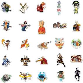 img 2 attached to Avatar Airbender Stickers Skateboard Motorcycle