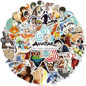 img 4 attached to Avatar Airbender Stickers Skateboard Motorcycle