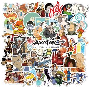 img 3 attached to Avatar Airbender Stickers Skateboard Motorcycle