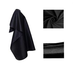 img 3 attached to Waterproof Professional Hair Cutting Cape - Styling Self Haircut Cover Cape - Hairdressing Salon Cape - Barber Apron Gown for Barber & Home Use