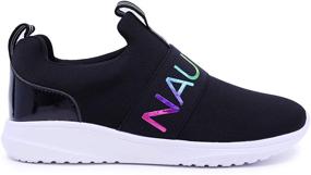 img 3 attached to Кроссовки для детей Nautica Kids Youth Athletic Fashion Sneaker Running Shoe - на шнурках - для мальчика / девочки, для малыша / старшего ребенка