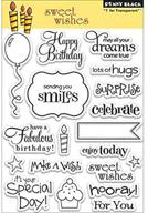 💌 pb30104 sweet wishes clear stamp by penny black logo