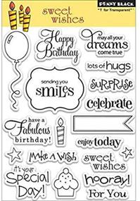 img 1 attached to 💌 PB30104 Sweet Wishes Clear Stamp by Penny Black