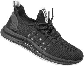 img 4 attached to Lightweight Trainers Breathable Sneakers Athletic