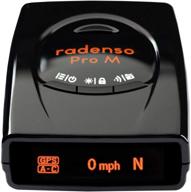 🚦 radenso pro m radar detector: advanced false alert reduction, usa support, gps lockouts, red light & speed camera alerts, multaradar detection logo