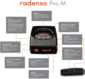 img 2 attached to 🚦 Radenso Pro M Radar Detector: Advanced False Alert Reduction, USA Support, GPS Lockouts, Red Light & Speed Camera Alerts, MultaRadar Detection