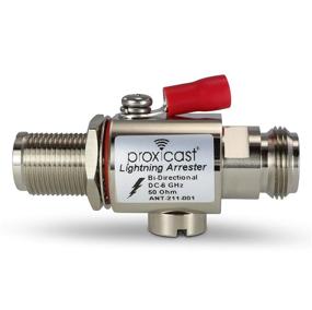 img 4 attached to 🌩️ Proxicast Coaxial Lightning Arrester for 0 to 6 GHz (N-Female/N-Female) – Ultimate Protection for 3G, 4G, LTE, GPS, Wi-Fi, 900MHz, Ham and Other Outdoor Antennas