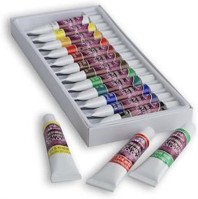 img 3 attached to 🎨 Madisi 12 Vivid Colors Body Paint Set - 12 ML Tubes