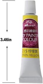 img 2 attached to 🎨 Madisi 12 Vivid Colors Body Paint Set - 12 ML Tubes