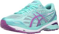 asics womens gt 1000 running black women's shoes logo