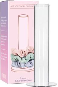 img 4 attached to 🎀 Joyora Acrylic Scrunchie Holder Stand – Cute Room Décor for Teen Girls, Ideal Scrunchy Display and Organizer (1)