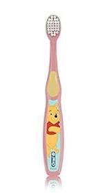 img 1 attached to 🧸 Oral B Baby Toothbrush - Disney Pooh, Gentle Bristles, 0-3 Years