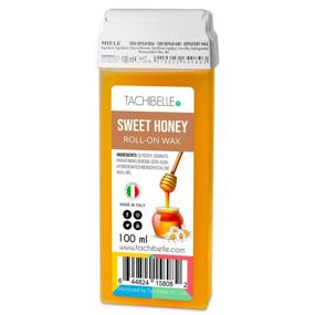 img 1 attached to 🍯 TACHIBELLE Sweet Honey Roll-On Wax Cartridge - Professional & Home Body Hair Removal, 100ml