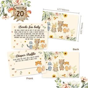 img 2 attached to 20 Woodland Baby Shower Invitations Bundle - 20 Invitations Included