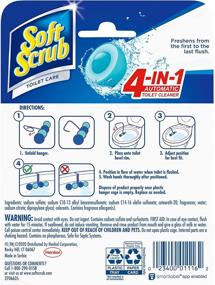 img 3 attached to 💎 Soft Scrub 4-in-1 Toilet Care, Sapphire Waters: Effective Cleaning Solution - 50 Gram