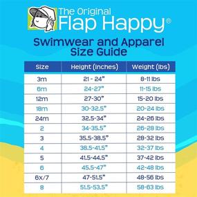 img 2 attached to 🐢 Flap Happy Little Tropical Turtle Boys' Swimwear: Stylish and Sun-Protected Clothing for Fun in the Water