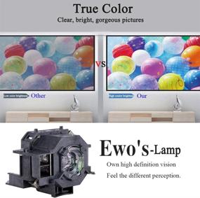 img 2 attached to 🔦 Замена лампы для проектора EWO LP42 для Epson Powerlite 83+ 83C 83 83H 410W 822P 822+ 83V+ EMP-83H EX90 - Замена лампы лучшего качества