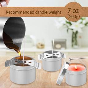 img 1 attached to 🕯️ Mostof 12 Piece Candle Tin: Premium DIY Candle Making Kit with Wick Glue Dot & Storage Case