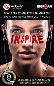 img 1 attached to 🎧 Ultimate Performance: Yurbuds Ironman Inspire Duro Plus Cloth Cords Sport Earbuds