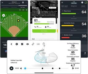 img 3 attached to 🥎 Blast Softball Swing Analyzer: Revolutionize Your Game with Instant Feedback, Track Progress, and High-quality Video Capture. Unlock Your Potential with 3D Swing Tracer, App Enabled for iOS and Android!