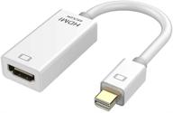 🔌 4k@60hz mini displayport to hdmi adapter - deorna mini dp (thunderbolt 2 compatible) converter for macbook air/pro, microsoft surface pro/dock, monitor, projector & more logo