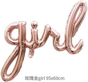 img 1 attached to 🎉 Hongkai Gender Reveal Party Decorations: Backdrop Balloons for Baby Shower & Party Supplies – Boy or Girl Foil Balloons