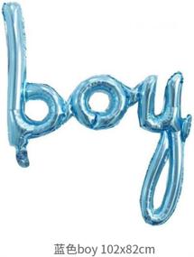 img 2 attached to 🎉 Hongkai Gender Reveal Party Decorations: Backdrop Balloons for Baby Shower & Party Supplies – Boy or Girl Foil Balloons