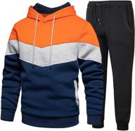 contrast athletic tracksuits: stylish men's clothing for active lifestyle logo