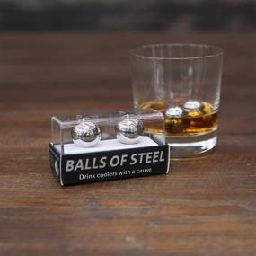 img 2 attached to 🥃 Whiskey Drink Coolers - Steel Ball Ice Cubes