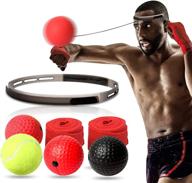 🥊 enhance reflex, timing, and focus with toco freido boxing reflex ball set - includes 4 react reflex balls, headband, wraps, and carry bag for boxing, mma, and krav mega training logo